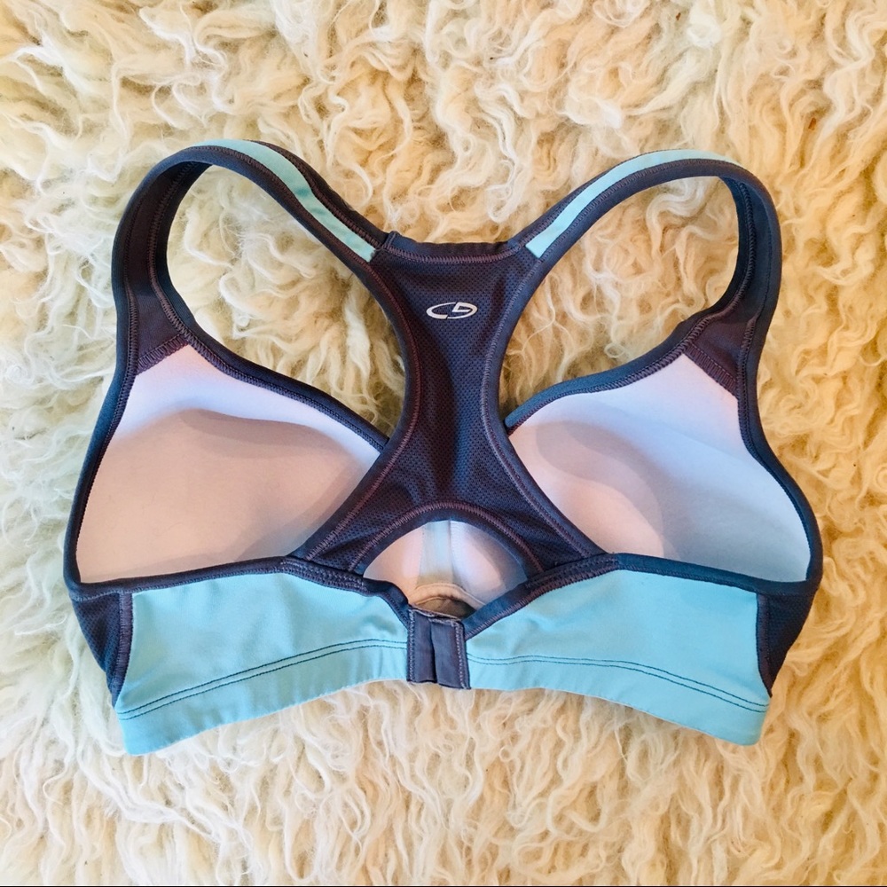NWoT Medium Support Keyhole Racerback Sports Bra - Picture 2 of 4